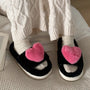 Chloe Herz Pantoffeln | Flauschig & Warm