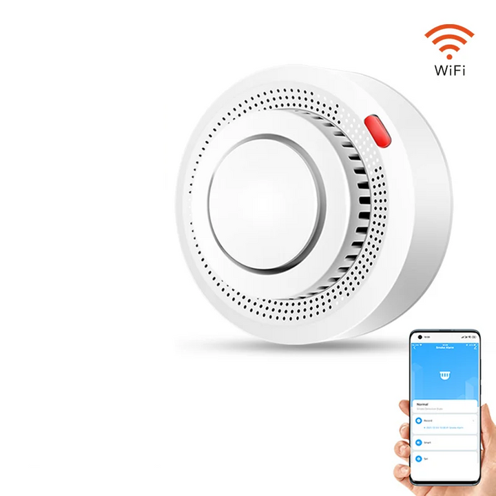 Slimme WiFi Rookmelder Brandalarm 85dB – SafeSense