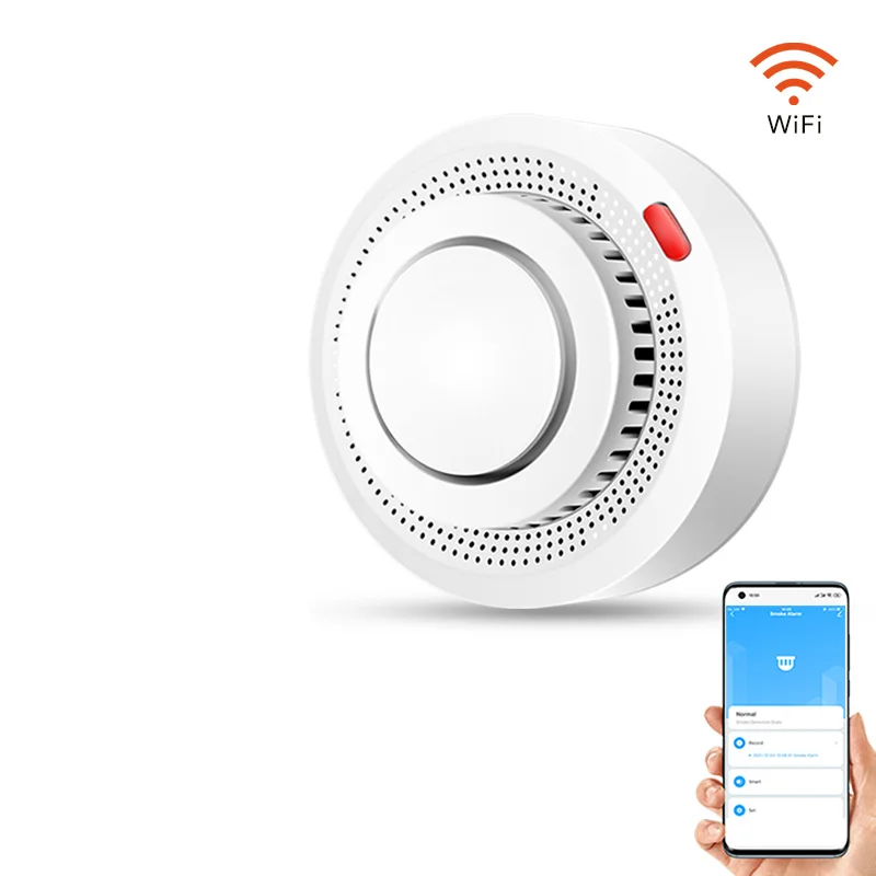 Slimme WiFi Rookmelder Brandalarm 85dB – SafeSense