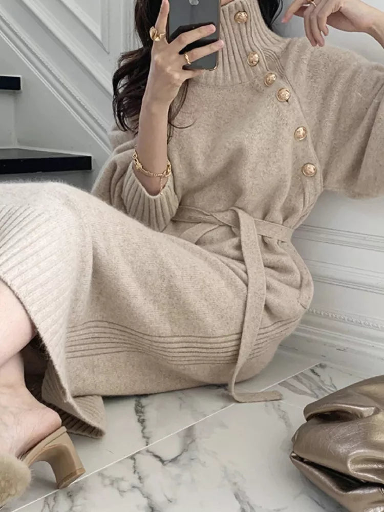 Rian Knitted Dress | Vintage & Warm