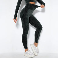 Nahtloses Damen Yoga Set mit Cropped Top - Nova