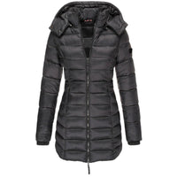 Damenparka mit Kapuze und Daunenfüllung - Elena