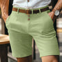 Atmungsaktive & Vintage Slim-Fit Herren-Sommershorts – Lennart