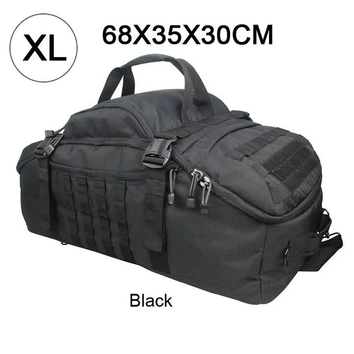 Large Tactical Travel Bag and Backpack - TrailTrek Duffle
