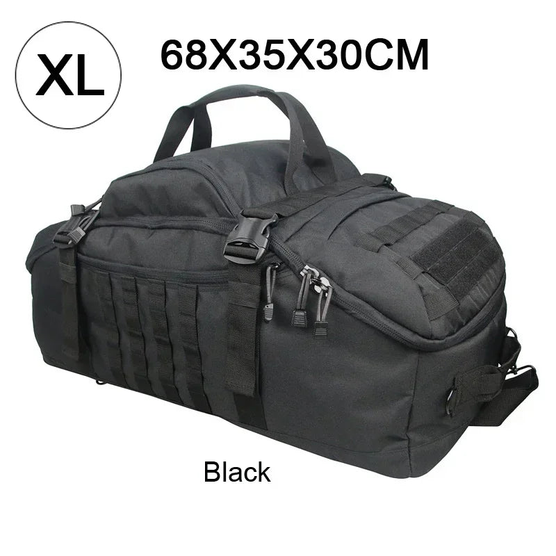 Large Tactical Travel Bag and Backpack - TrailTrek Duffle
