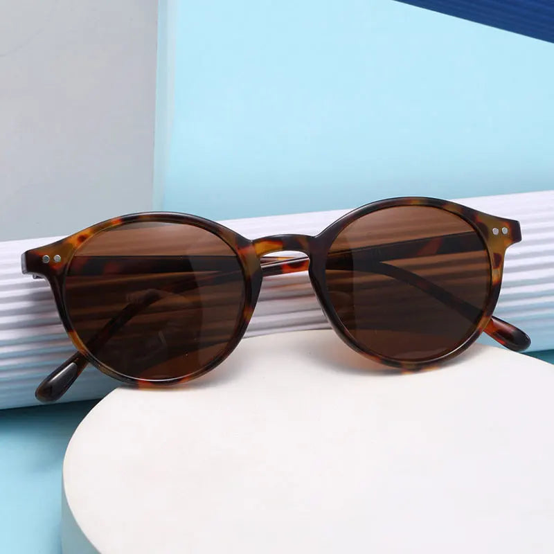 Retro-runde polarisierte Sonnenbrille - SunnyStyle