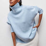 Weicher Oversized Damen-Rollkragenpullover - Celeste