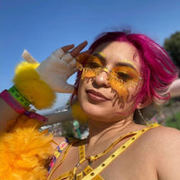 'Cry me a Glitter' Sunglasses | Let the festival season begin!