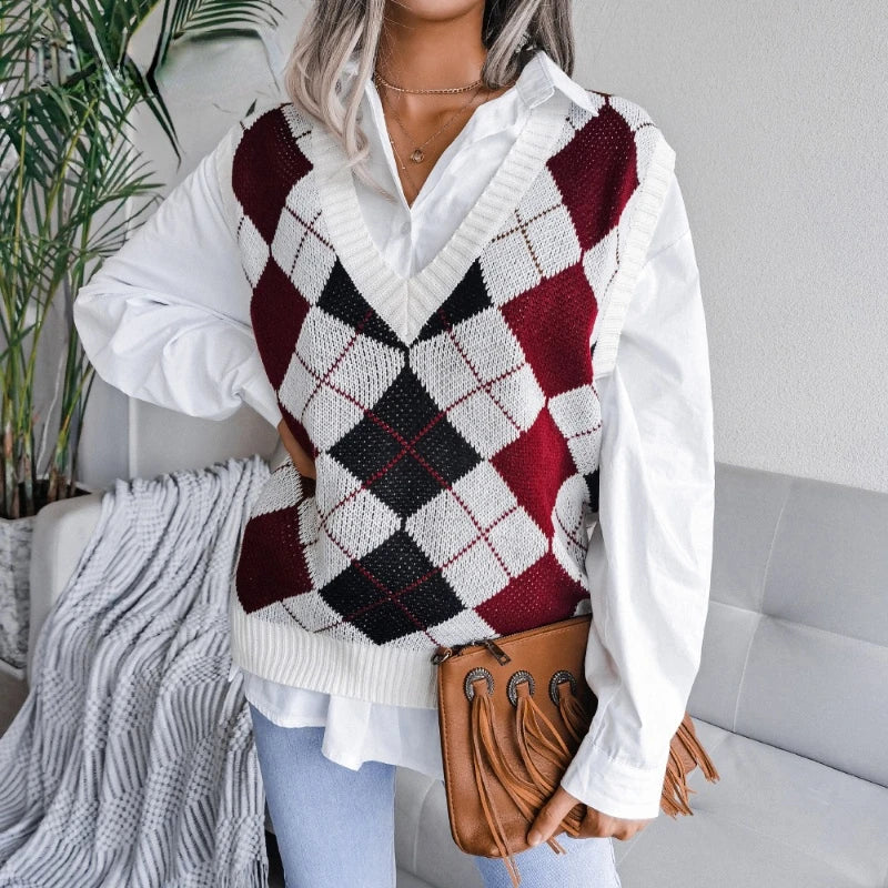 Karierter Damen-Spencer – Yara