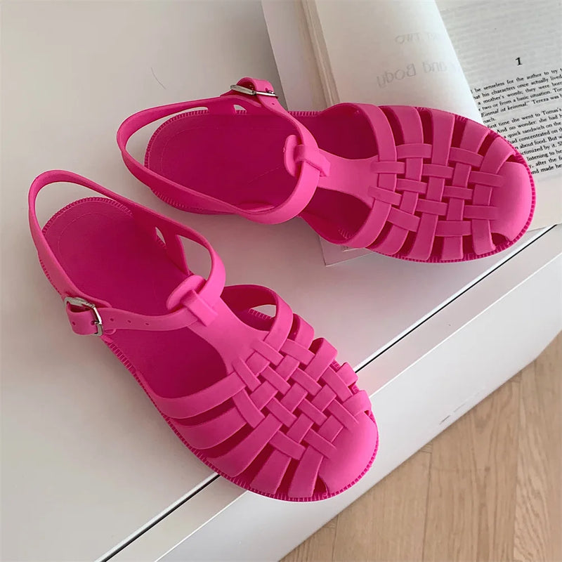 Trendy Plateau Dames Sandalen in Koreaanse Stijl – Alina