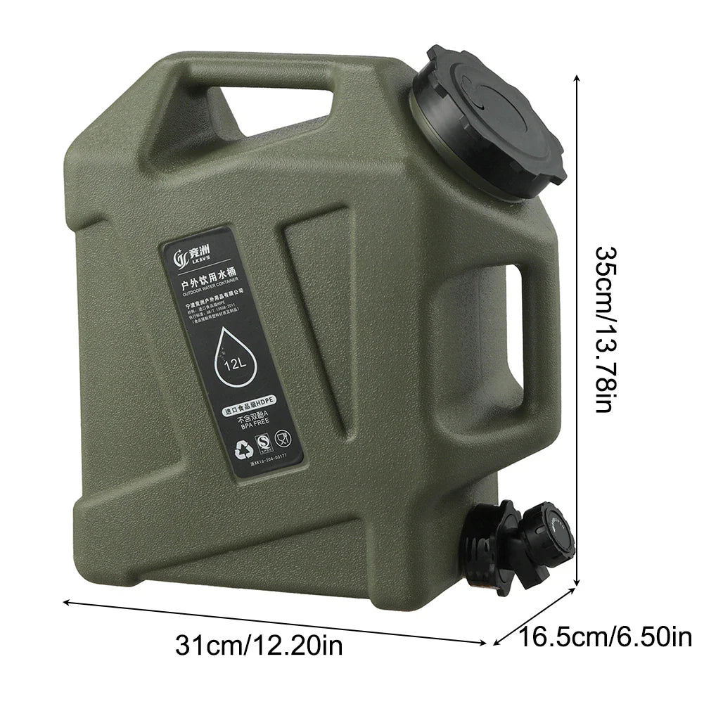 Draagbare 12L Watercontainer - AquaTrek