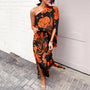 Kleid mit diagonaler Schulterlinie - Mila