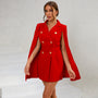Manouk Cape Kleid | Füge deiner Garderobe einen Hauch von Klasse und Eleganz hinzu