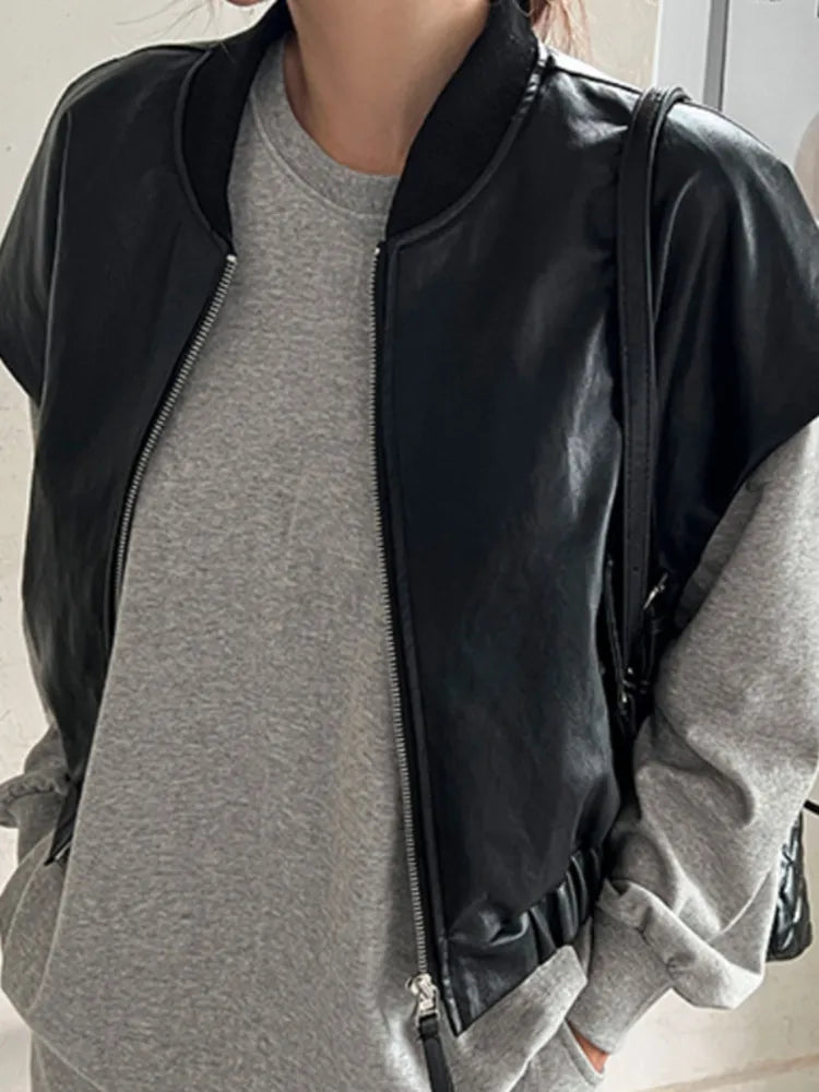 Lila Lederweste | Eng & Trendy