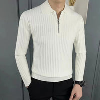 Herren Merino Rollkragenpullover mit Reißverschluss - Ethan