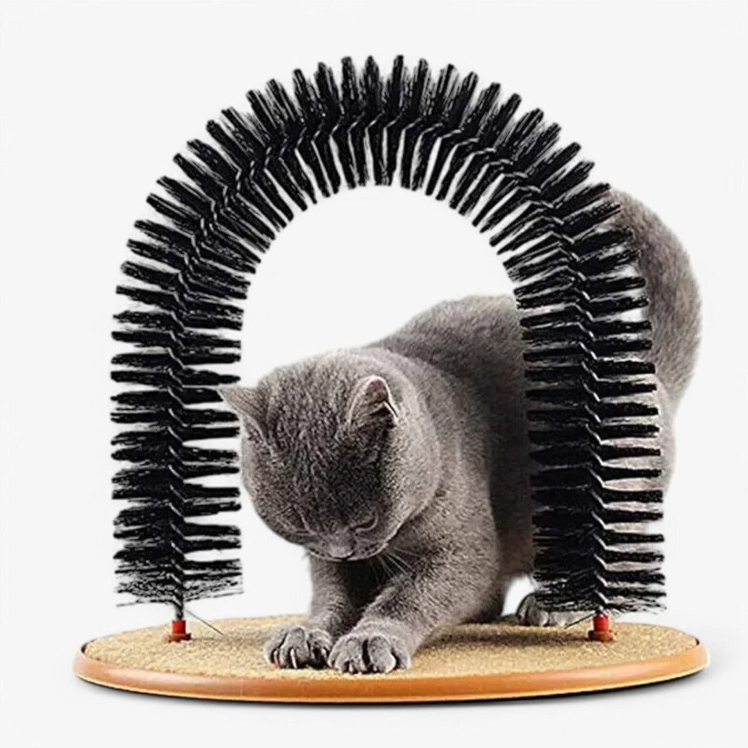 Self-Care Krab- en Massageboog voor Katten – Mira
