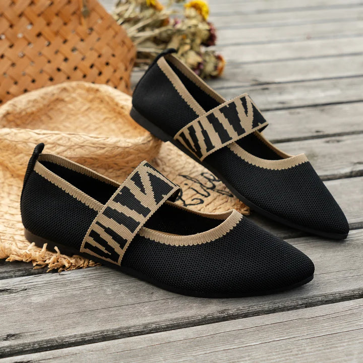 Stilvolle Damen-Sommerschuhe mit spitzer Spitze - Lina