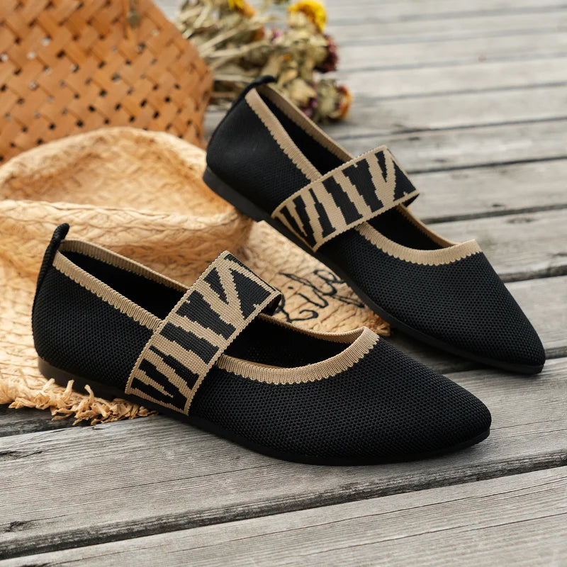 Stilvolle Damen-Sommerschuhe mit spitzer Spitze - Lina