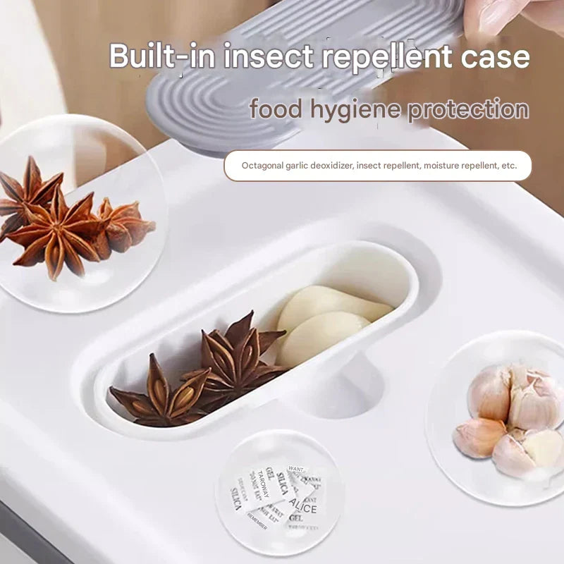 Home Rice Storage Container Sealed Moisture &amp; Insect Resistant – GrainGuard 