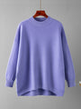 Klassischer gestrickter Damenpullover - Evelina