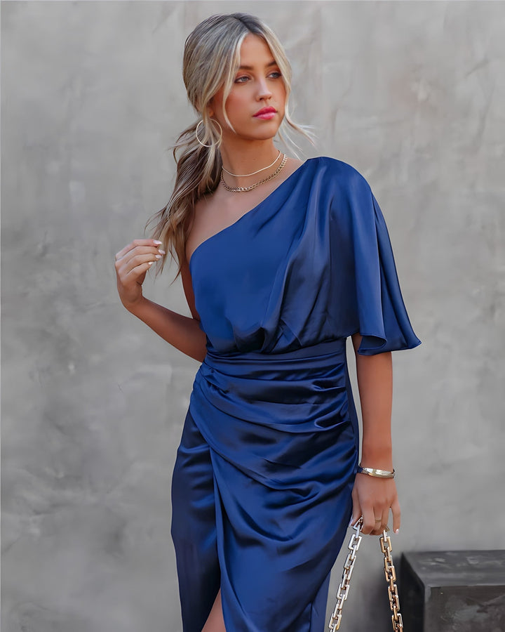 Silk Evening Dress - Amara