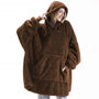 Oversize Flanell-Deckenpullover für Damen und Herren – FleeceHaven