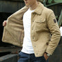 Markante Herrenjacke mit Fellkragen – Lars