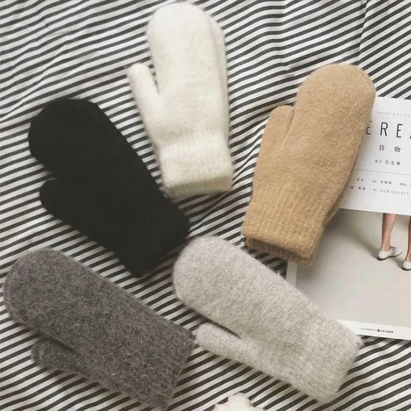 Nessa Plüsch Fäustlinge | Schön Warm & Stilvoll