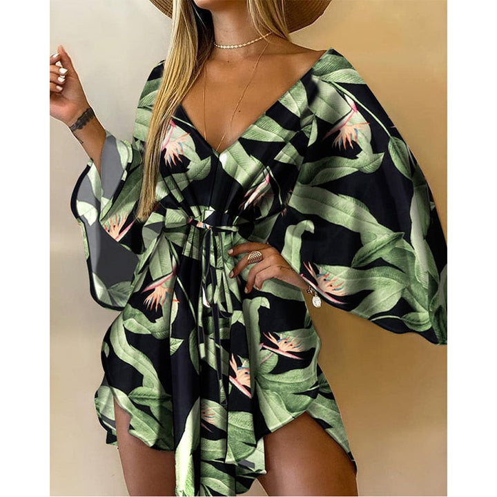 Minikleid mit Fledermausärmeln – Marit