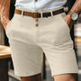 Atmungsaktive & Vintage Slim-Fit Herren-Sommershorts – Lennart