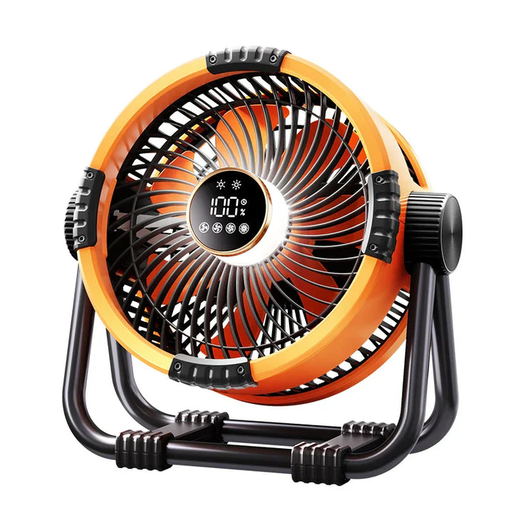 Camping Fan with 20,000mAh Battery, LED Light &amp; Remote Control – WindMate