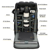 Waterproof Camera Shoulder Bag – Arven – (Large Capacity) 