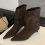 Luxuriöse Wildleder-Winterstiefel - Sorena