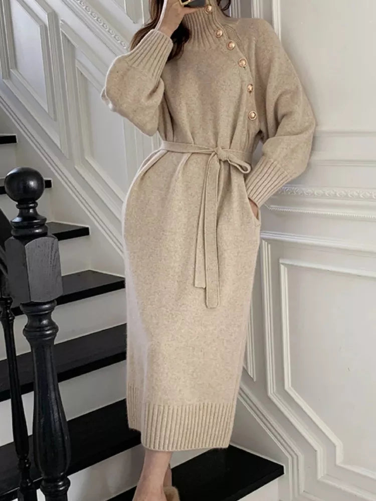 Rian Knitted Dress | Vintage & Warm