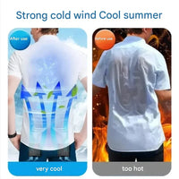 Outdoor Double Air Outlet Waist &amp; Neck Fan with Dual Ventilation – WindMate
