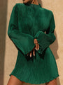 Plissee Flare Kleid - Liva