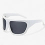 Übergroße Steampunk Sport-Sonnenbrille mit Wraparound-Design – Ignix