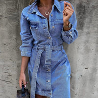 Sascha Denim Kleid | Das perfekte Kleid für den Frühling