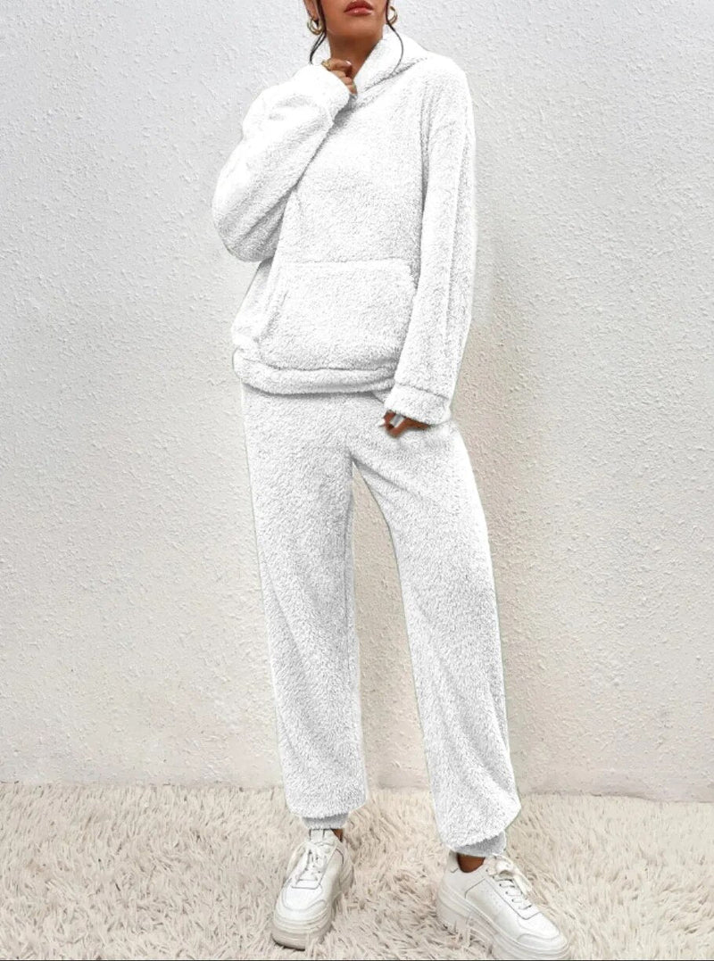Ultra-Comfortable Teddy Onesie with Hood - Lana