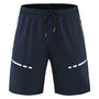 Sportliche & Stilvolle Slim-Fit Trainingsshorts mit Reißverschlusstaschen – Kian