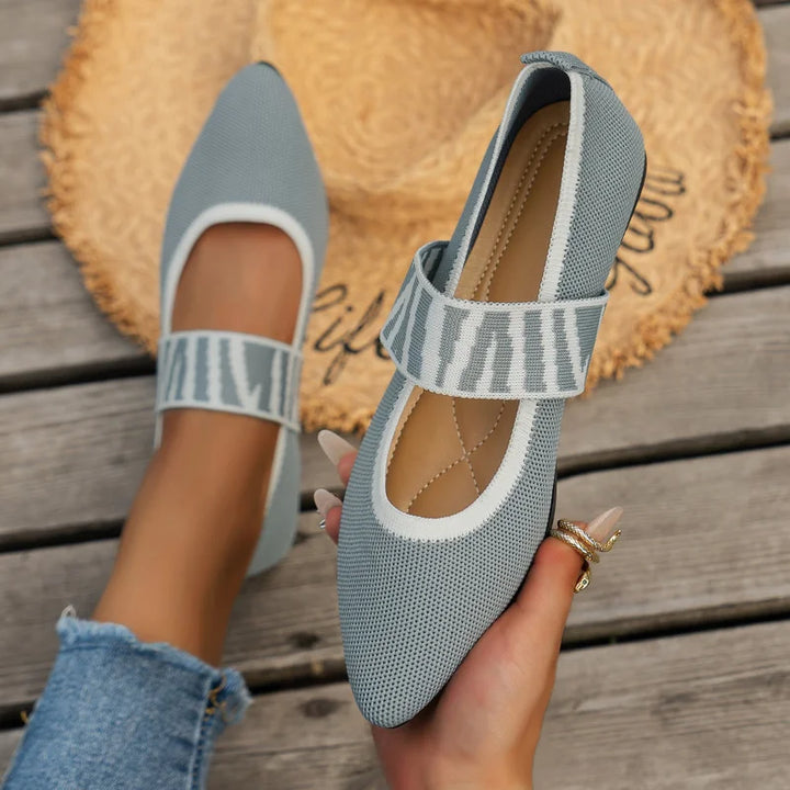 Stilvolle Damen-Sommerschuhe mit spitzer Spitze - Lina
