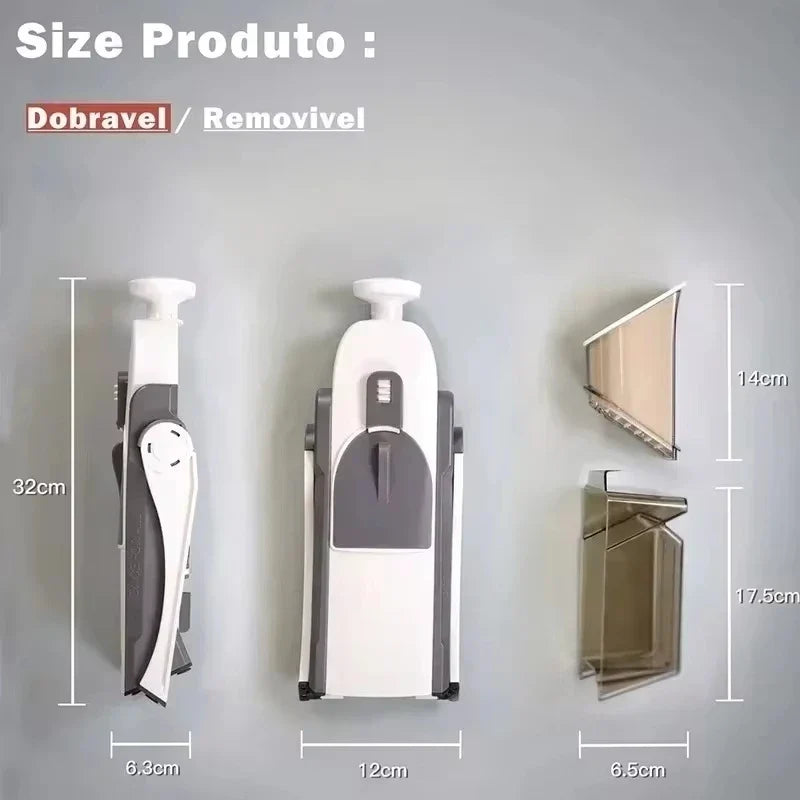 Sicherer 5-in-1 Gemüseschneider (1+1 gratis) - VeggieChop Pro
