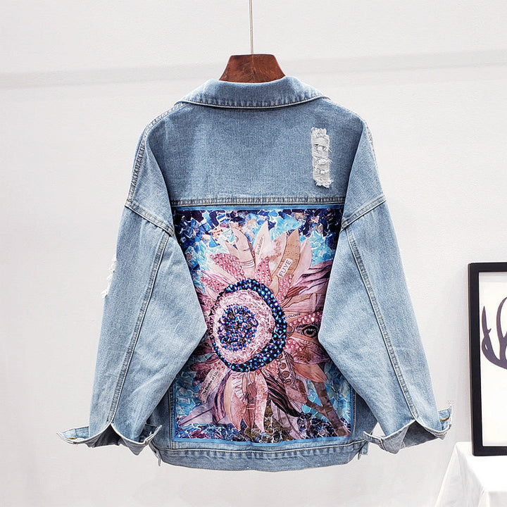 Oversize Damen Jeansjacke - Lynn