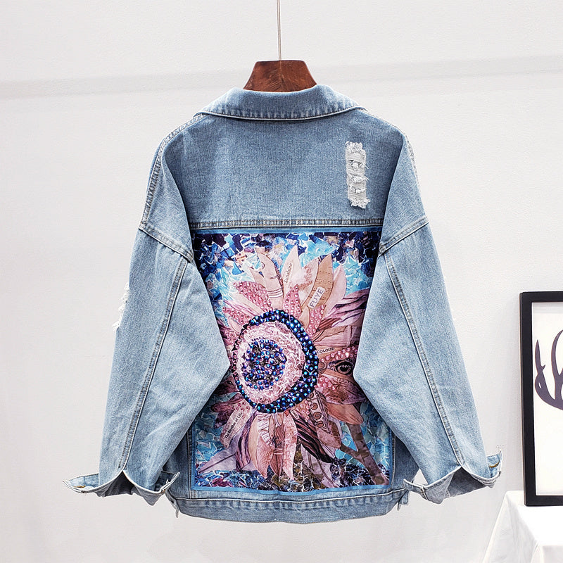 Oversize Damen Jeansjacke - Lynn