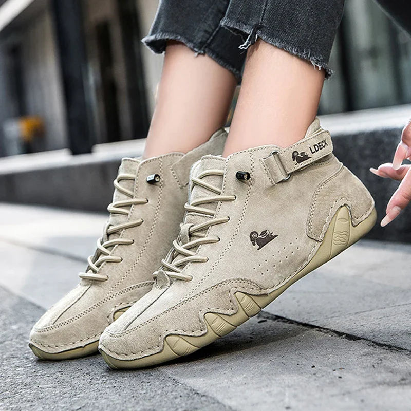 Daisy Leder Winter Sneaker | Warm & Vielseitig