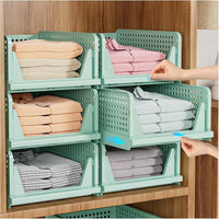 5-Pack Stapelbare Vouwbare Kastopbergdozen – Liora