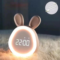 Kinderwecker in Hasenform mit LED-Nachtlicht - BunniGlow