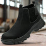 Herren Sicherheitsarbeitsstiefel wasserdicht mit Stahlkappe & weiter Passform – Magnus