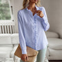 Trendige gestreifte Damenbluse – Elise