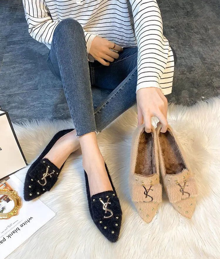 Holly Winter Slip-Ons | Stylish & Warm